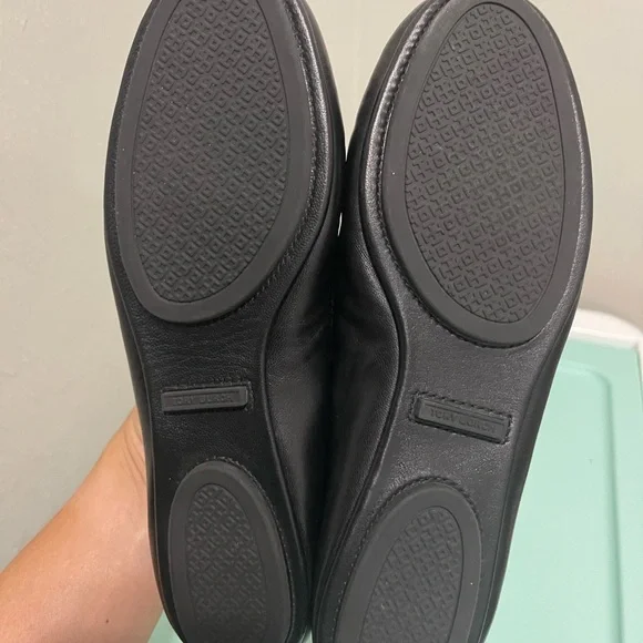 Tory Burch Leather Minnie Ballet Flats - Picture 6 of 7